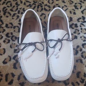 Leather loafers